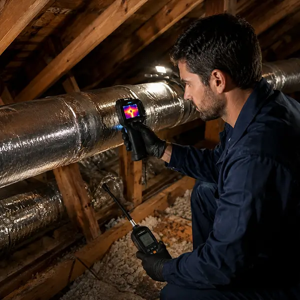 Air Duct Leak Detection and Inspection in Houston Texas