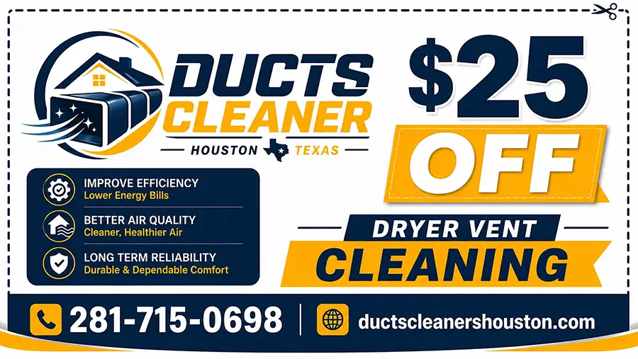 Dryer Vent Cleaning Houston Texas Coupon